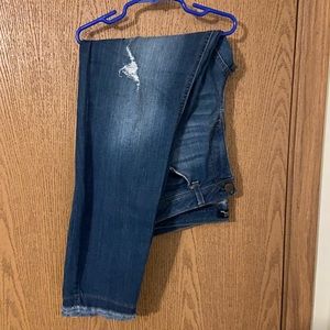 Skinny distressed jeans- Size 12